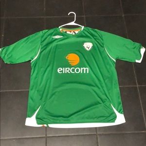 Ireland Eircom Green Soccer Jersey 2xl Umbro